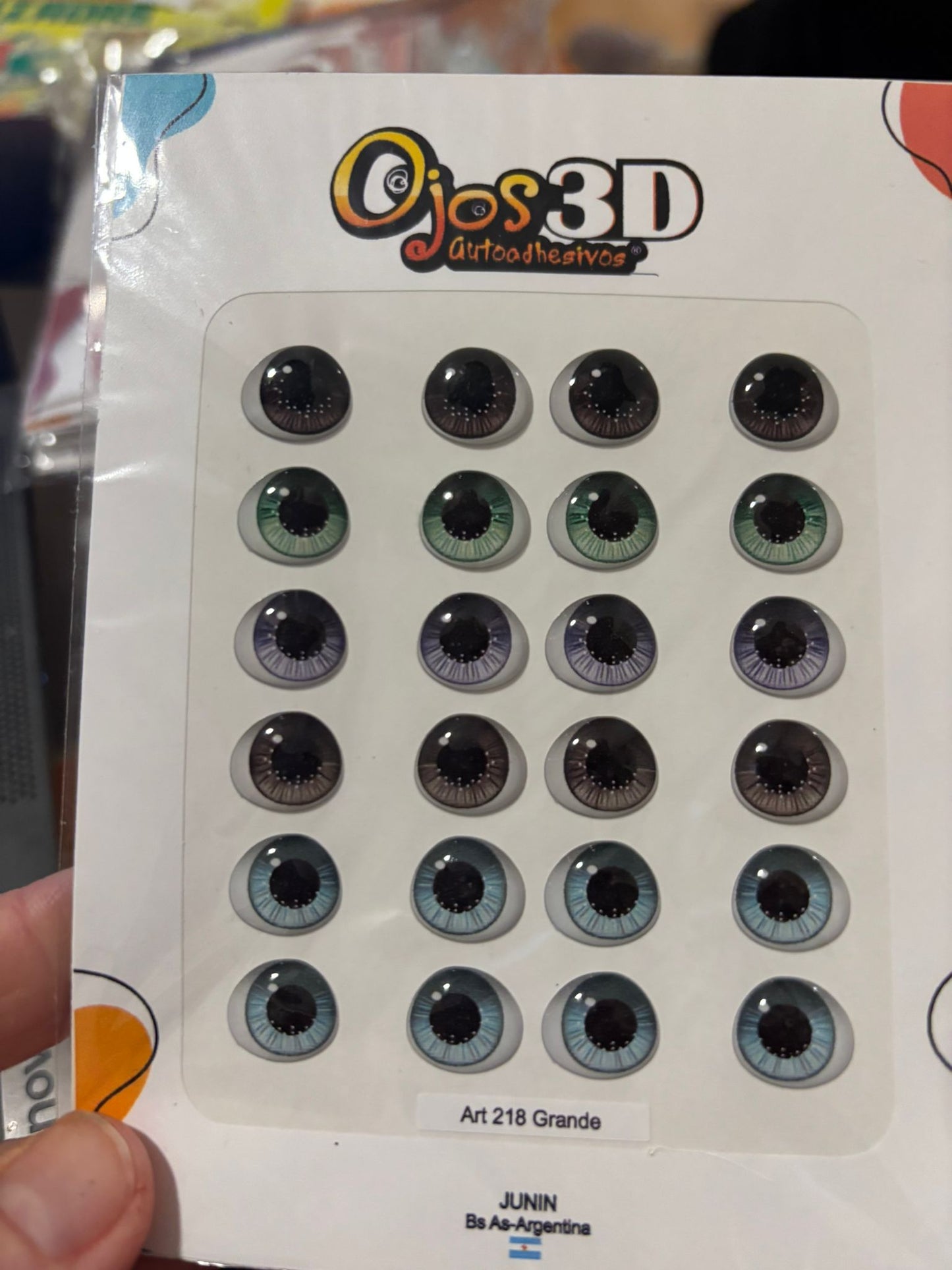 Ojitos Resinados 218