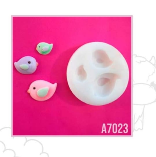 Molde pajaritos 3 tamaños A7023