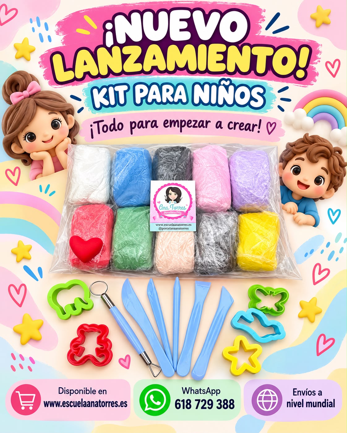 Kit Niños Porcelana Fría