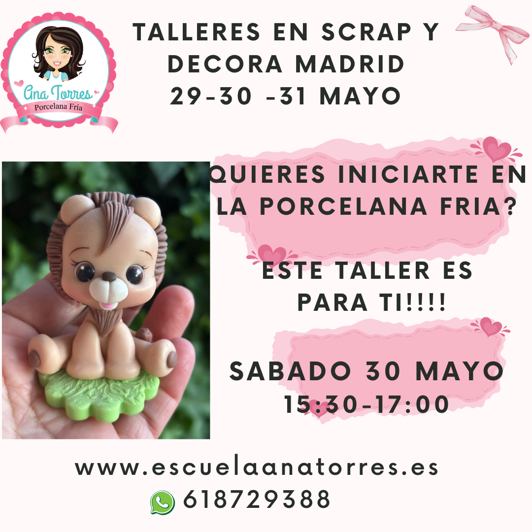 TALLERES SCRAP Y DECORA 29, 30 Y 31 MAYO