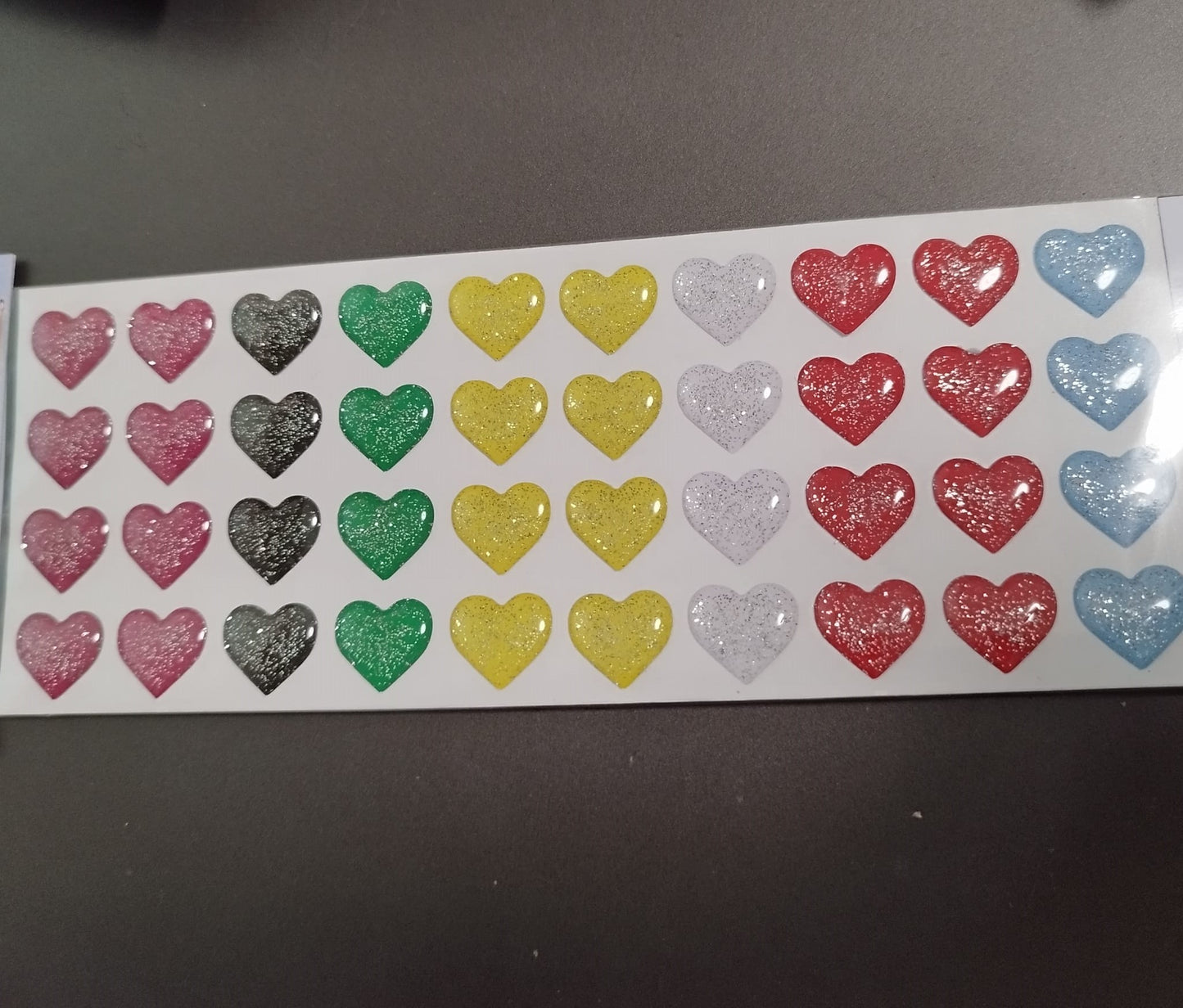 Corazones resinados 1,5 cm