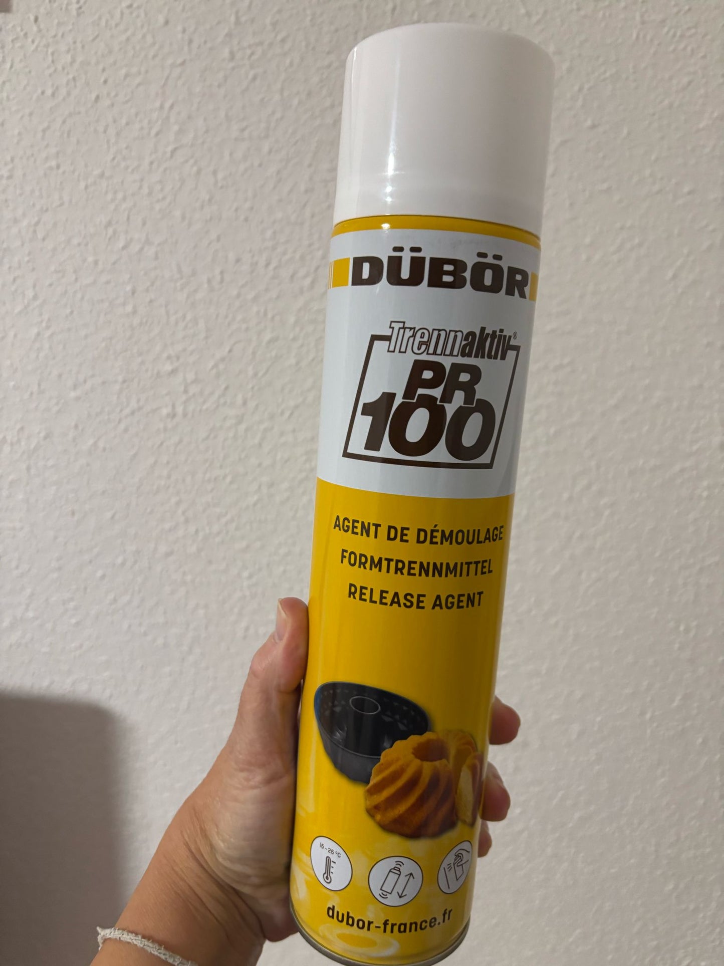 Desmoldante en spray para porcelana