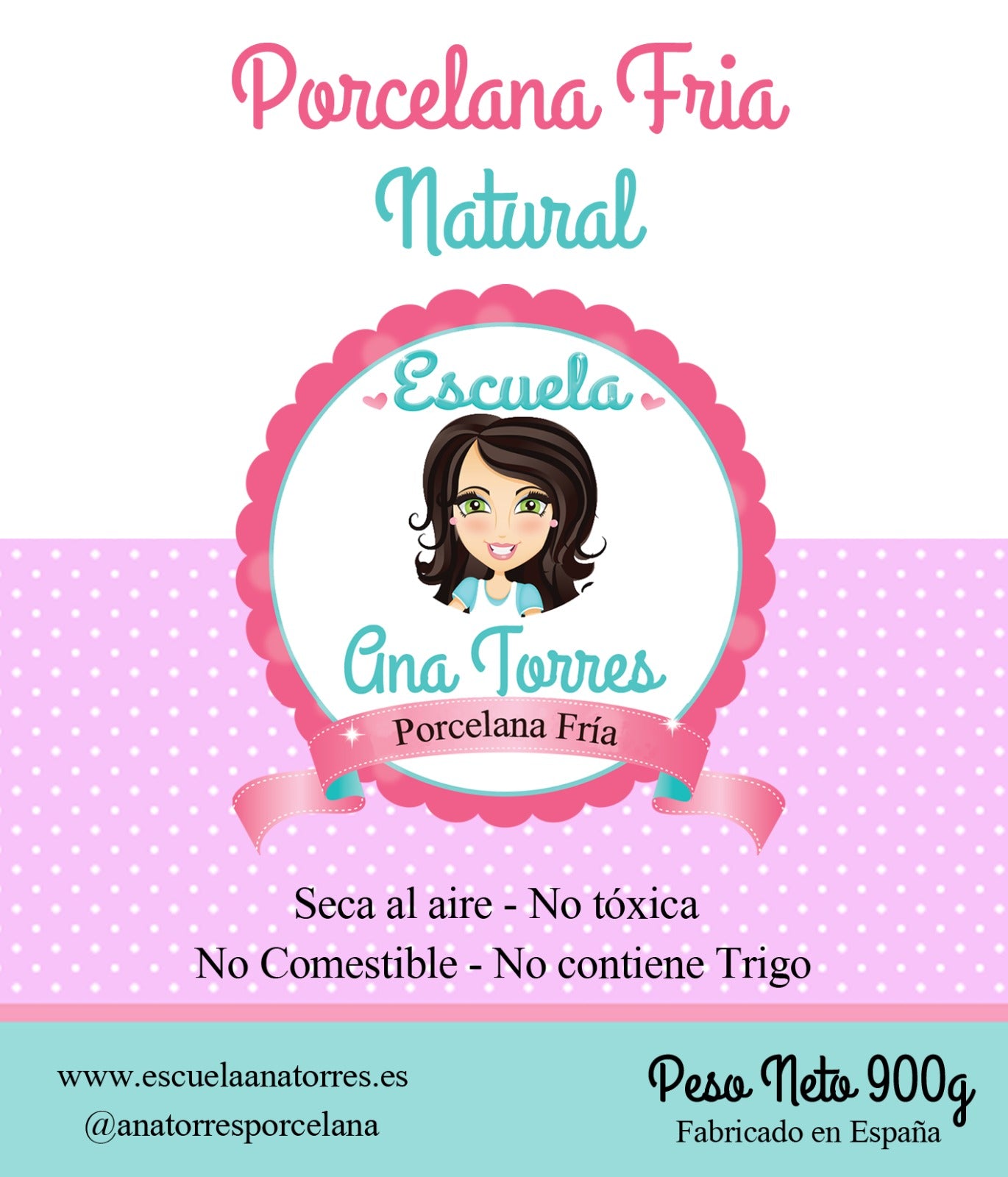 Porcelana Fria NATURAL Ana Torres