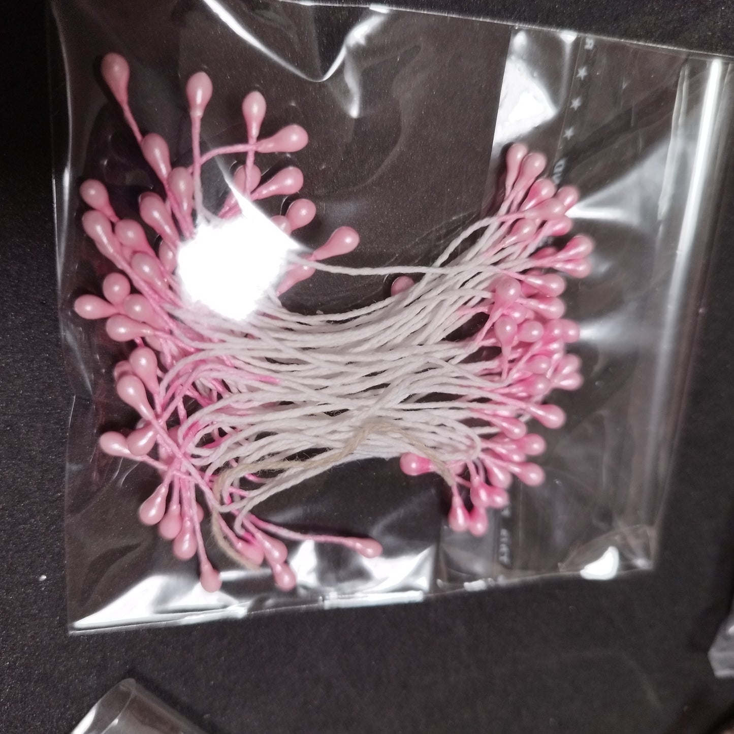 Pistilos perlados rosa