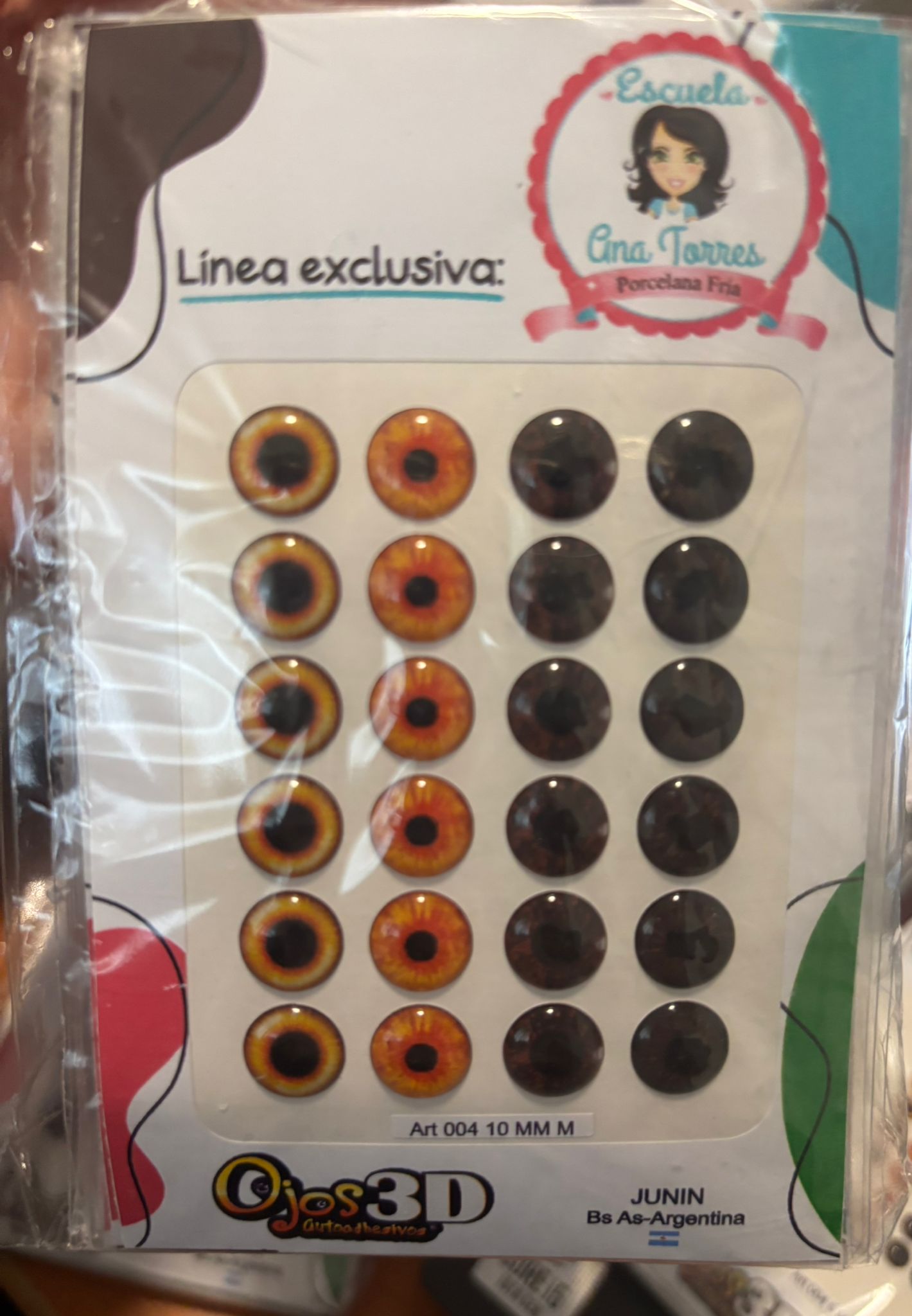 Ojitos Resinados 003 Iris Ana Torres Verde