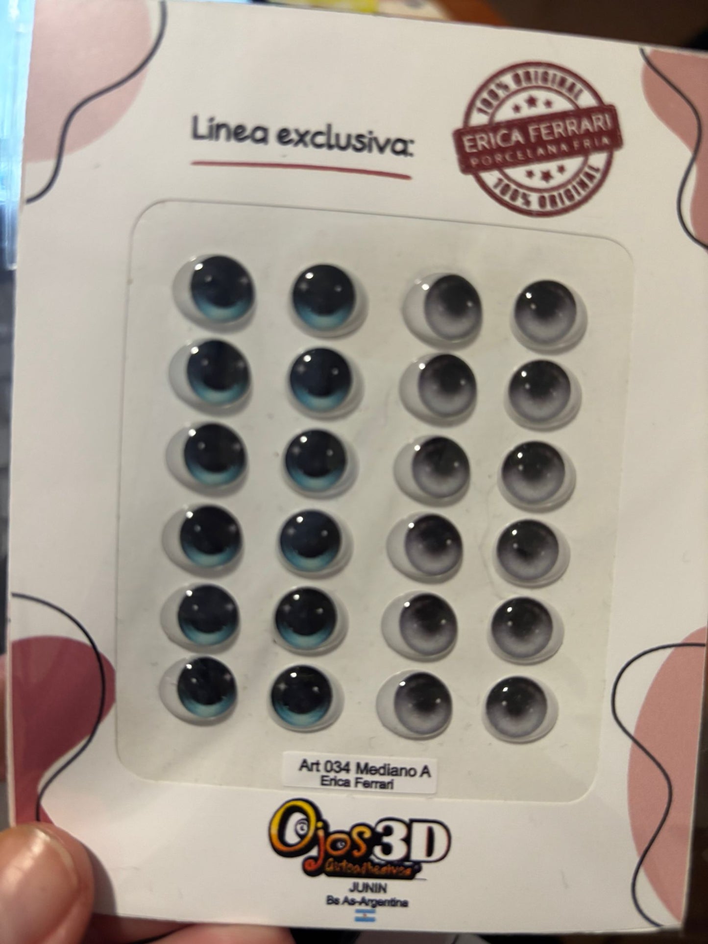 Ojitos Resinados 034A Erica Ferrari