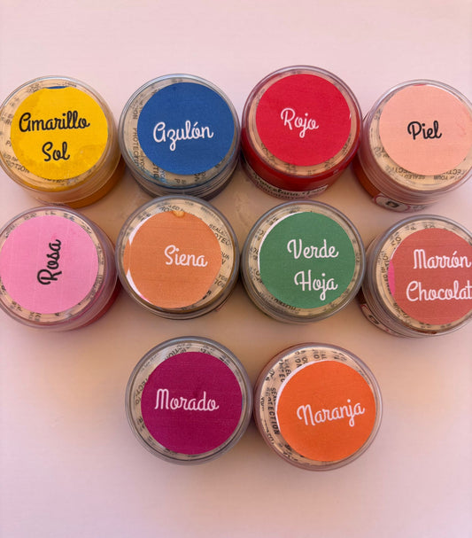KIT 10 PIGMENTOS CREMA ANA TORRES. 10 Colores