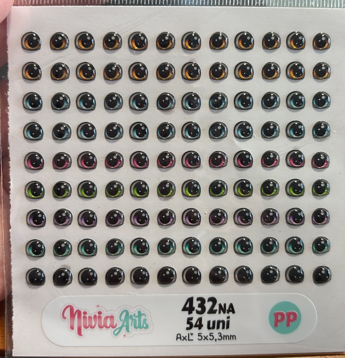 Ojitos Resinados 432