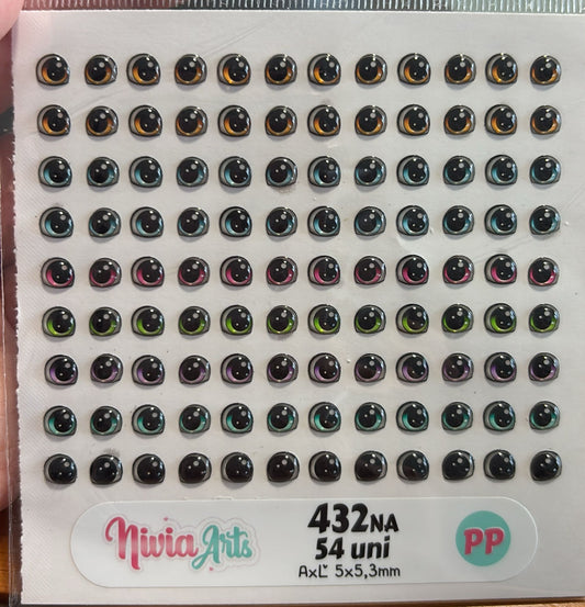 Ojitos Resinados 432