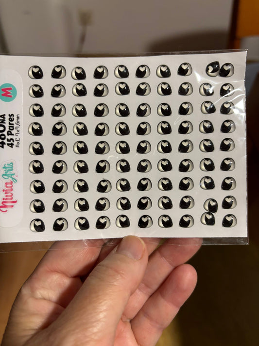 Ojitos resinados 480