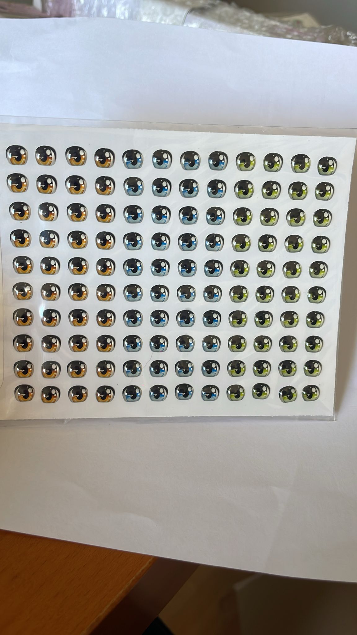 Ojitos resinados 542