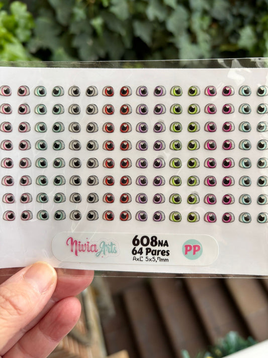Ojitos resinados 608NA