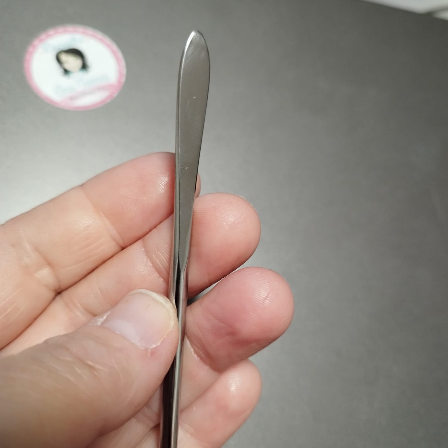 Herramienta Esteca Cucharita plana pequeña