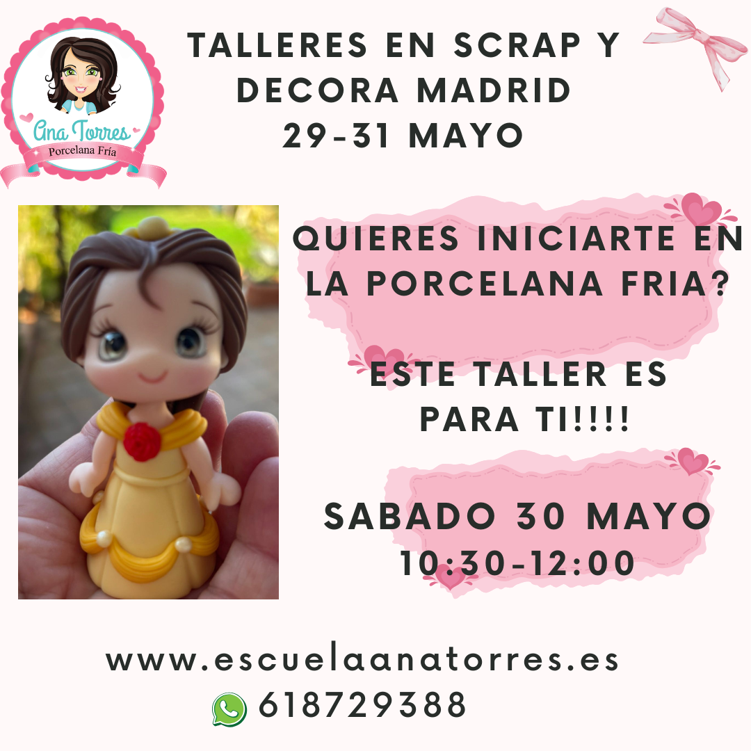 TALLERES SCRAP Y DECORA 29, 30 Y 31 MAYO