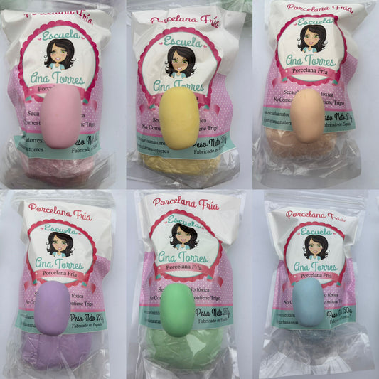 KIT PORCELANA COLORES PASTEL
