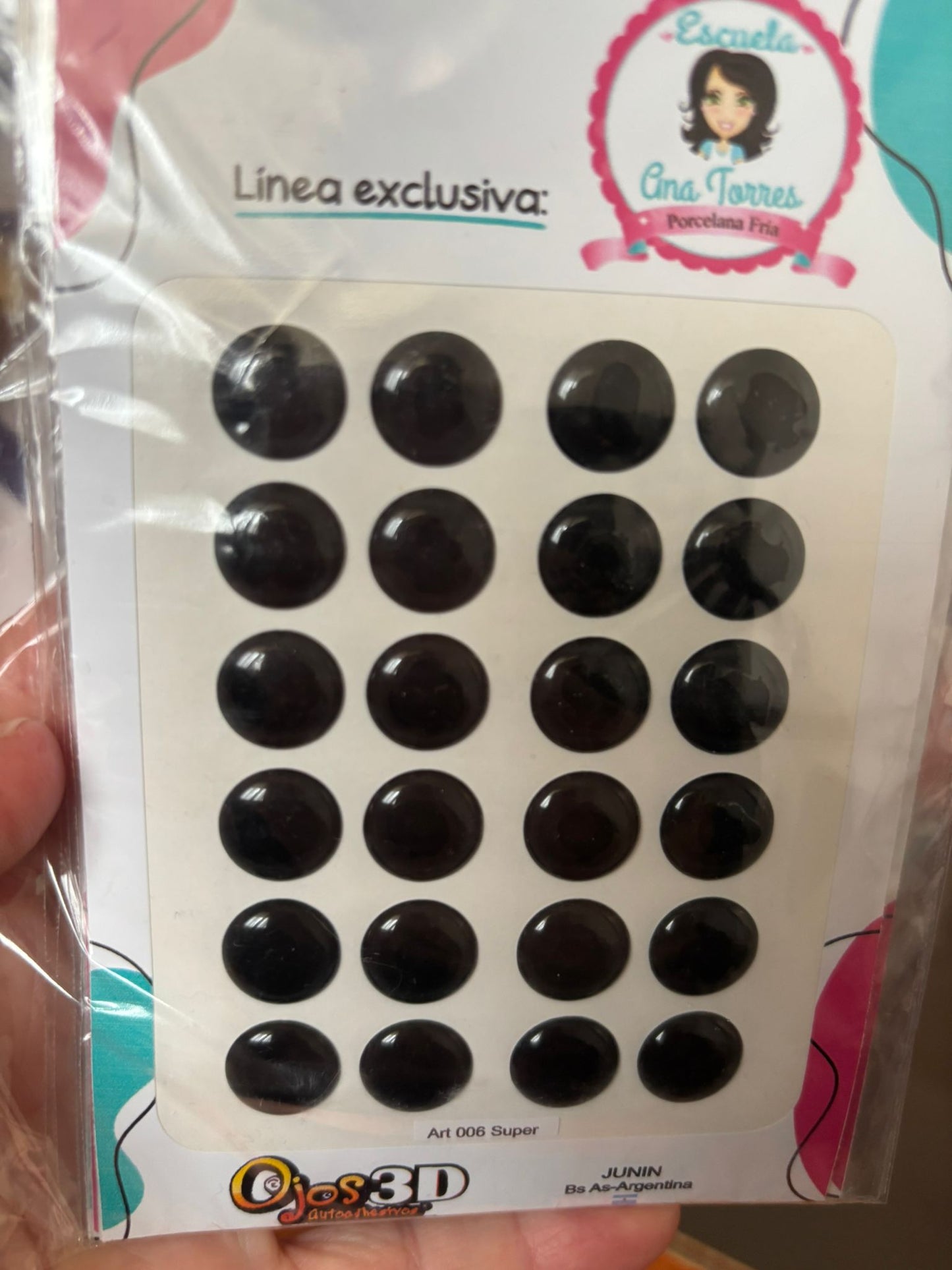 Ojitos Resinados Funko 1,3 cm