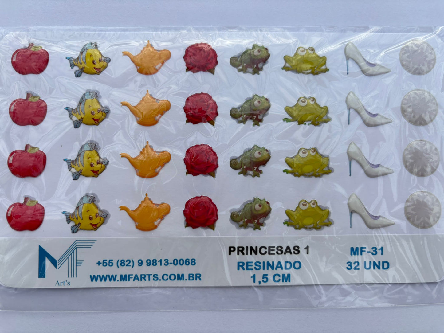 Princesas Resinados  1,5 cm