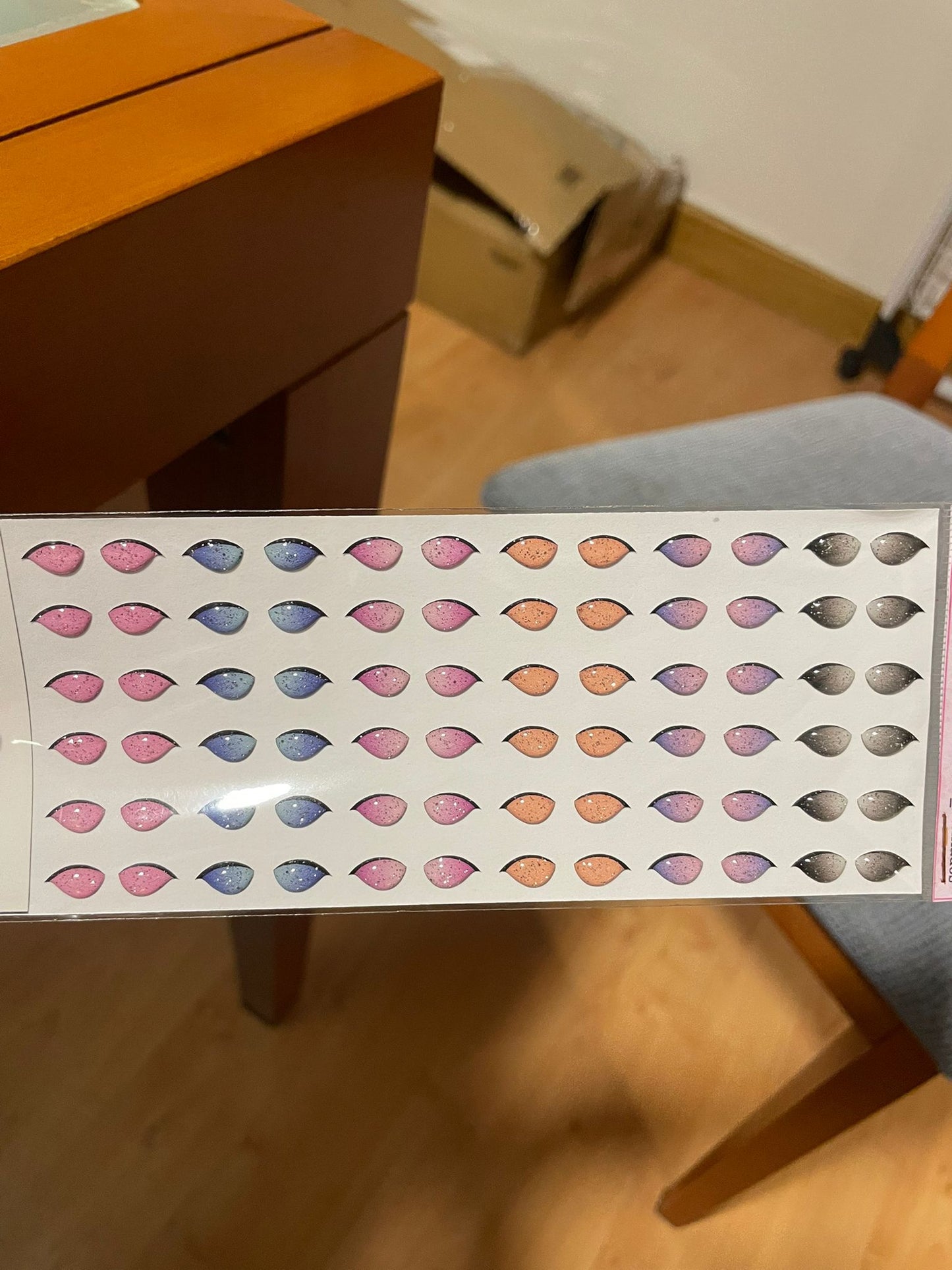 Ojitos resinados Verarte Parpados